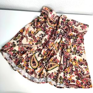 5/$25 Teen Vogue for Macy’s Style Lab Paisley Cotton Skirt